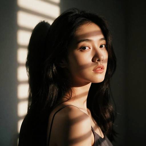 Cinematic Portrait with Shadow Play