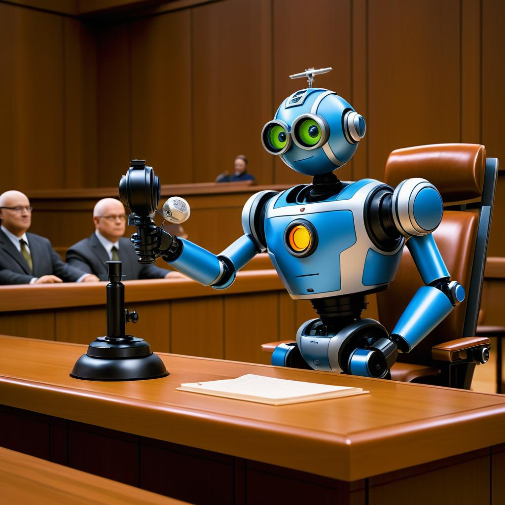 Animated Pixar-Style Courtroom Adventure