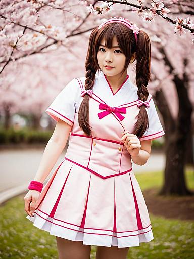 Lifestyle costume photo of Muramatsu sakura. Cosplay clothes