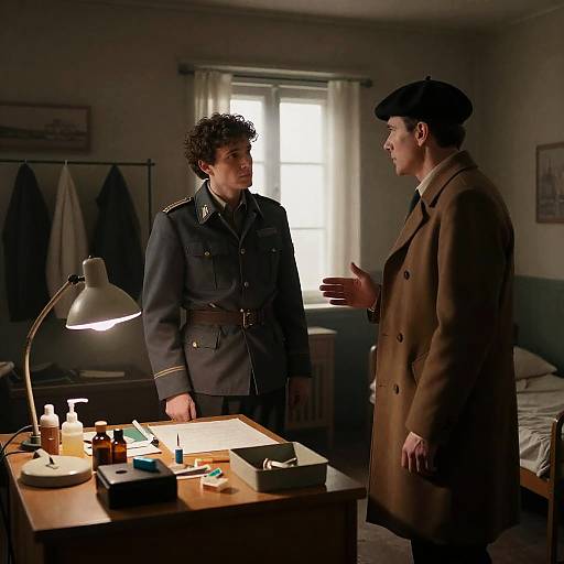 Mystery in a Dimly Lit Room