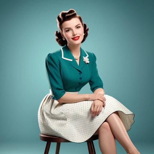 Elegant 1950s Inspired Woman Portrait Elegant 1950s Inspired Woman Portrait
