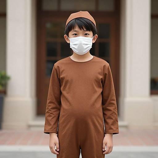 Man in Muffin Boy Costume