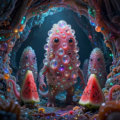 Crystalline Caverns Fantasy Creatures