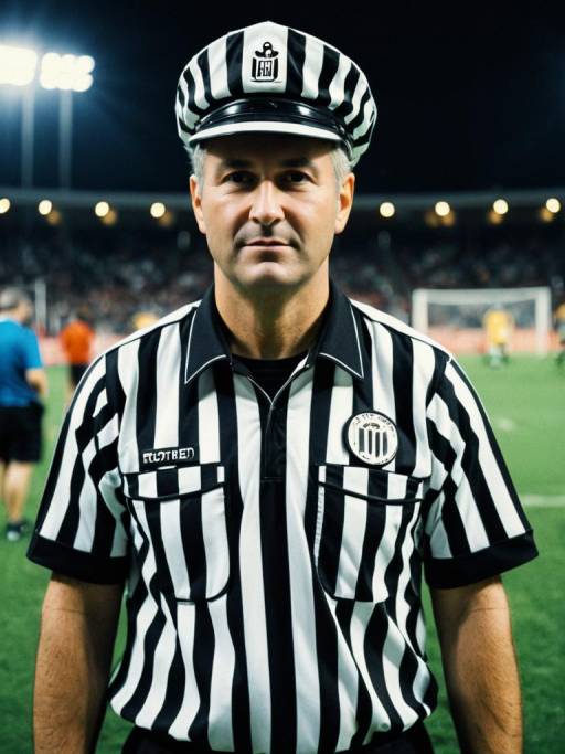 Photorealistic Referee Cosplay Portrait