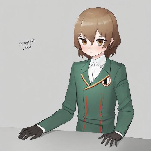 Illustration of Akechi gorou, persona in the style of Maru (marg0613)
