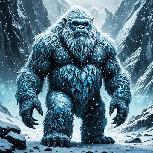 Fantasy Yeti of Glacial Mist