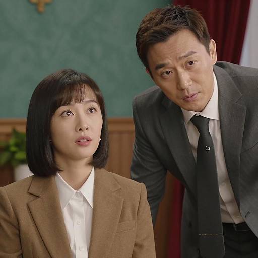 Sophisticated Duo in Elegant Setting