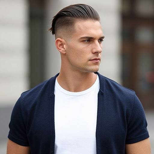 Stylish European Man Urban Portrait