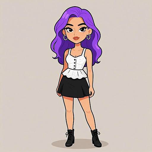 Stylish Woman in Casual Chic Outfit