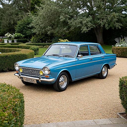 Classic 1964 Blue Ford Cortina