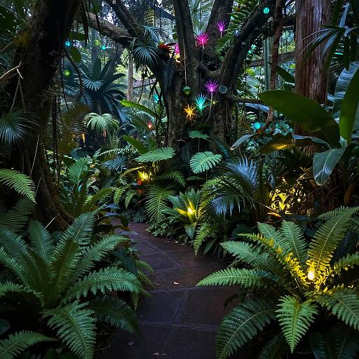 Bioluminescent Jungle Android Gardener