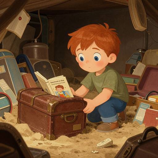Curious Boy Finds Dusty Chest