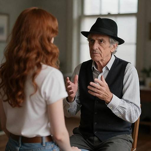 Mysterious Encounter in Dim Light