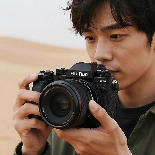 Hyper-Realistic Desert Portrait Photography