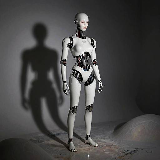 Futuristic Android in Dreamscape