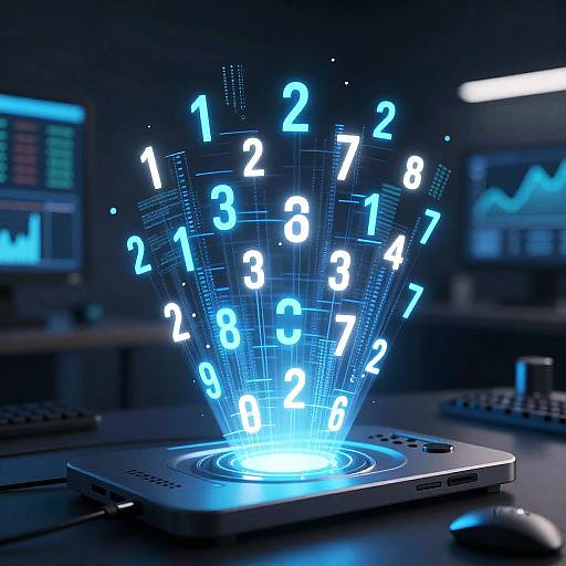 Dynamic Holographic Number Sequences