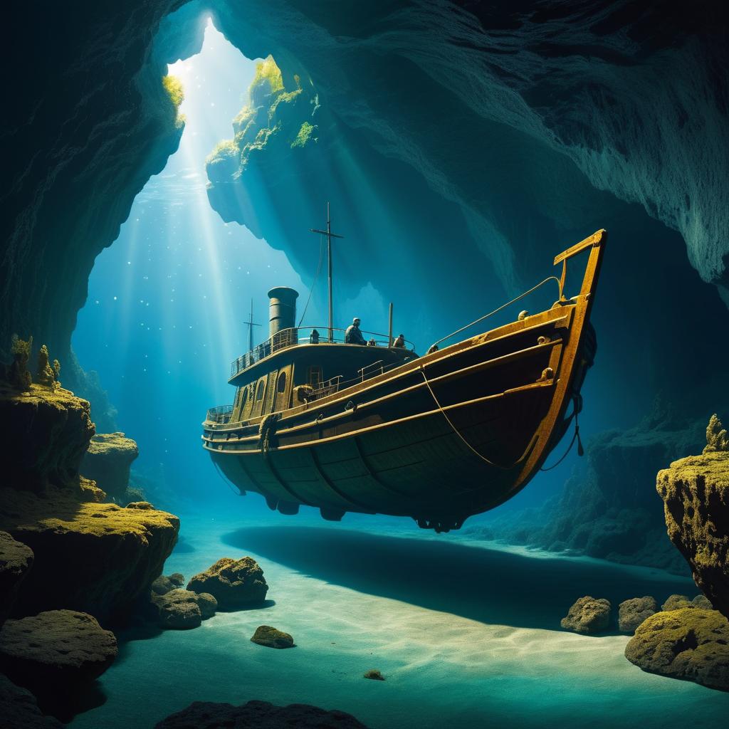 Captain Nemo's Underwater Cave Adventure