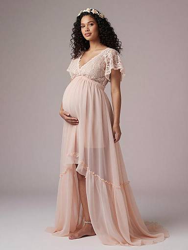 Romantic Ethereal Maternity Fairy Portrait