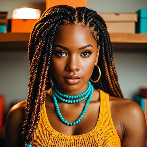 Photorealistic Portrait of Confident Woman