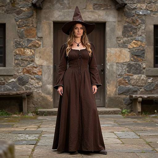 Peasant Witch in Rustic Setting