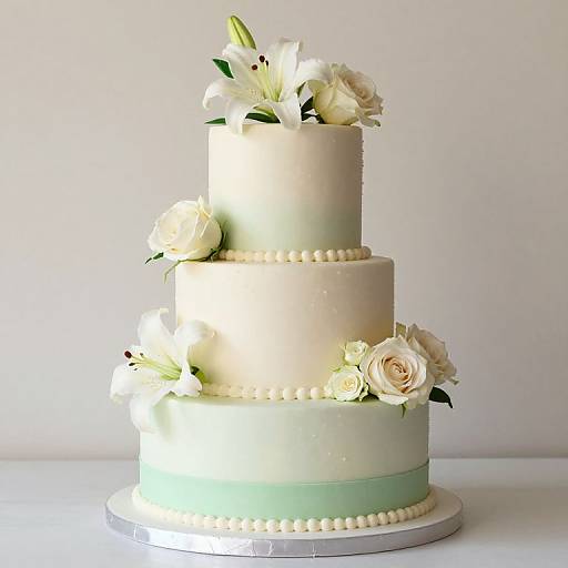 Elegant Eggless 3-Tier Wedding Cake