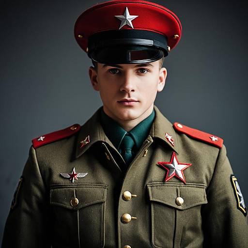 Realistic Male Toy Soldier Costume Image