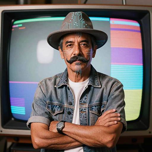 Don Ramon AI Futuristic Portrait