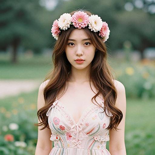 Film Character in Garden Dress