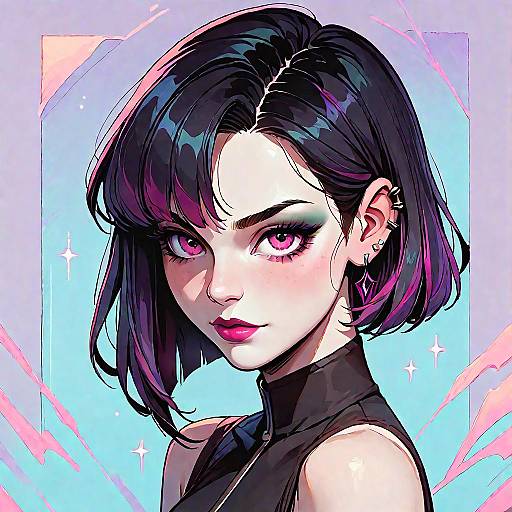 High-Score Anime Goth Style