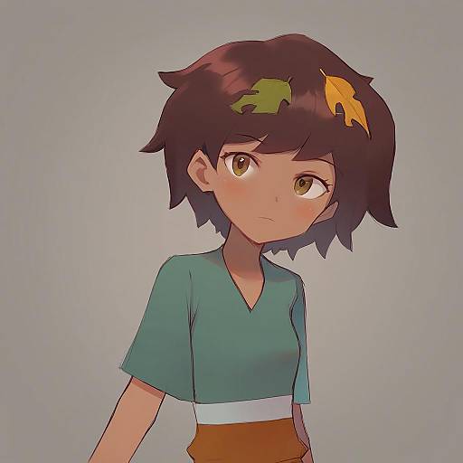 Illustration of Anne boonchuy, amphibia in the style of Yadapot