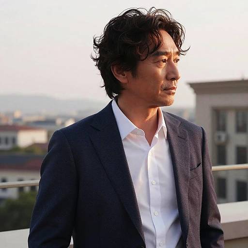 Wavy Blowout Hairstyle Fashion Editorial