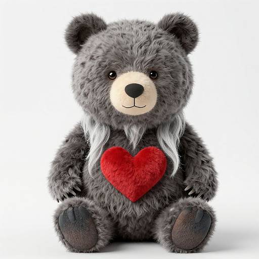 Elderly Tenderheart Bear Calligraphy