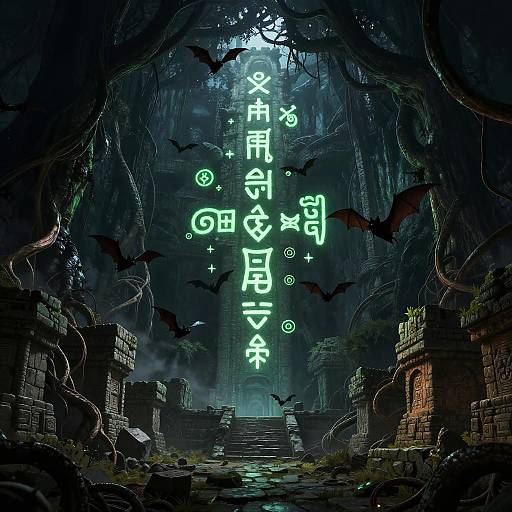 Mayan Underworld Xibalba Scene