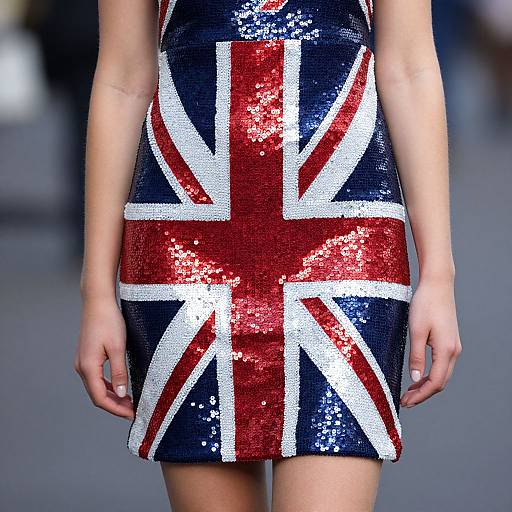 Union Jack Sequin Dress Style