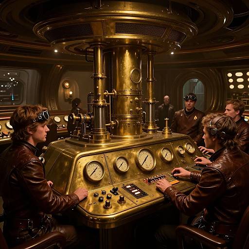 Steampunk Star Trek Bridge Design