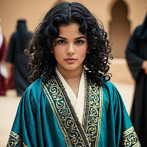 Arabian Boy in Traditional Prince Costume