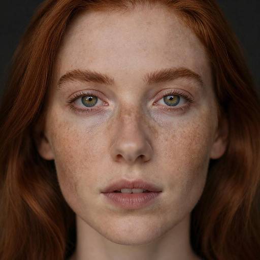Close-Up of Red-Haired Woman