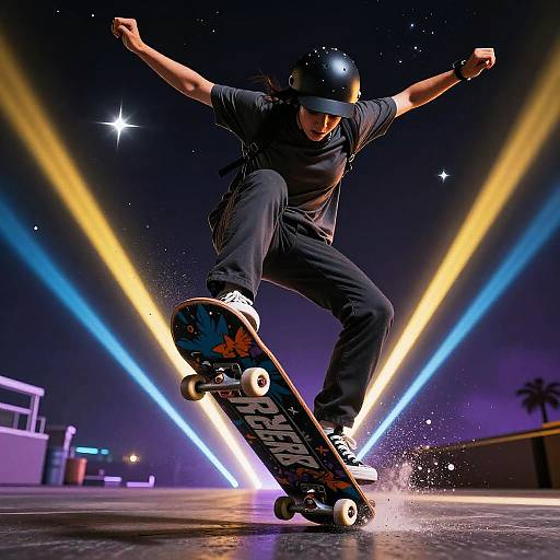 Celestial Fantasy Skateboard Adventure