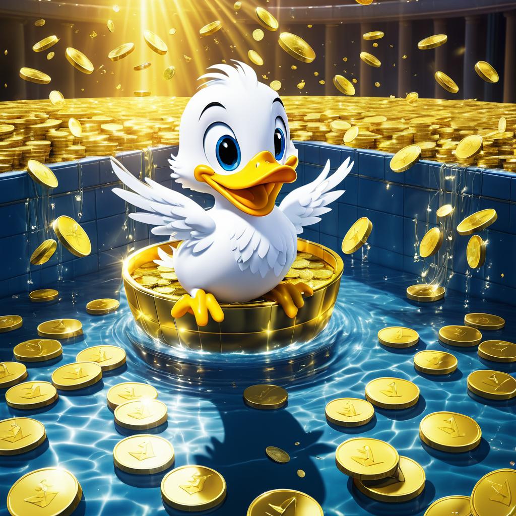 Scrooge McDuck’s Joyful Gold Dive