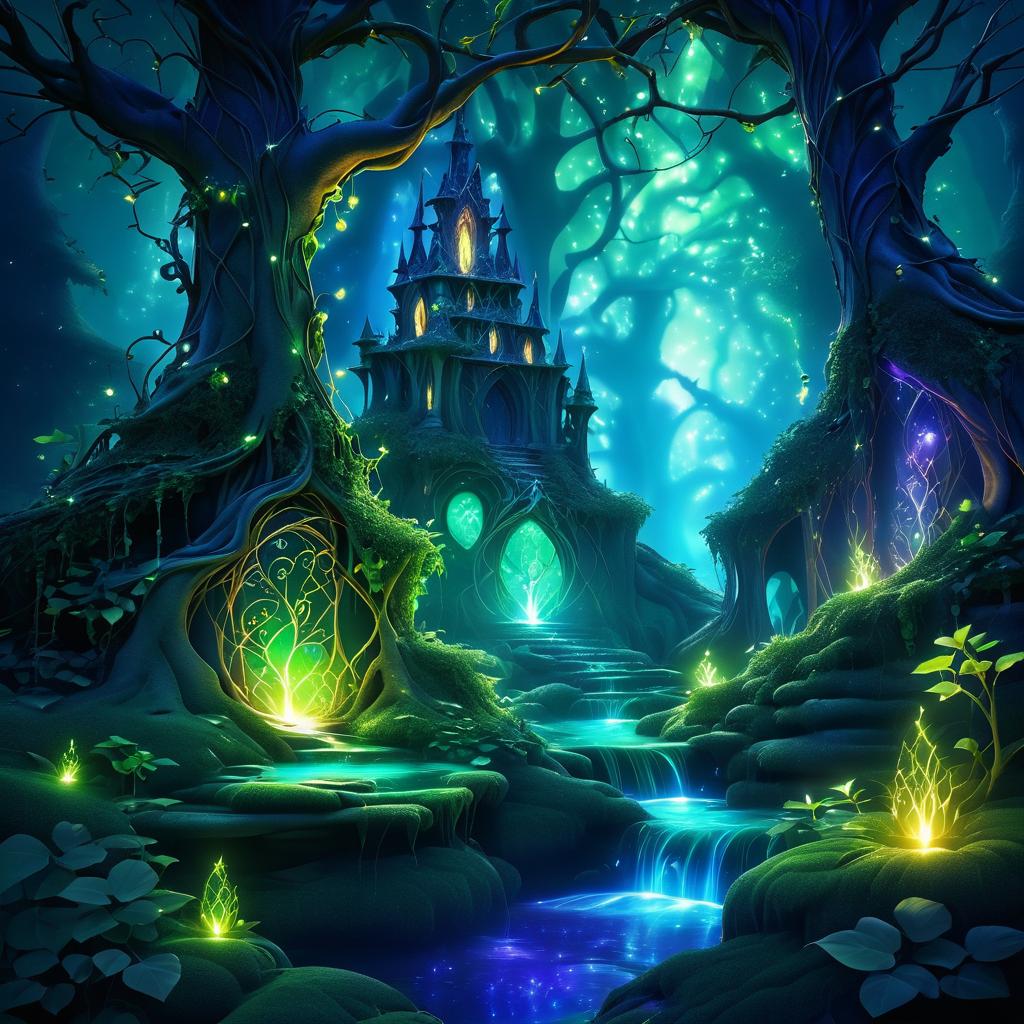 Enchanted Castle and Goblin Shaman Scene