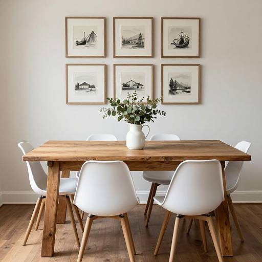 Cozy Farmhouse Dining Room Setup