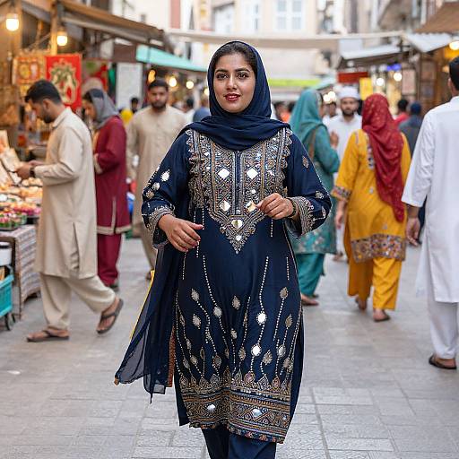 Festive Shalwar Kameez Eid Celebration