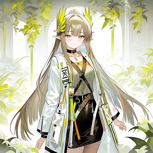 Illustration of Muelsyse (arknights), arknights in the style of Taesi