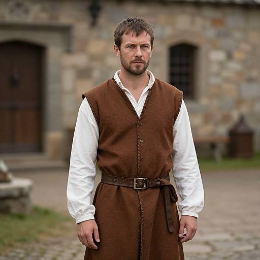 Medieval Villager Man Costume