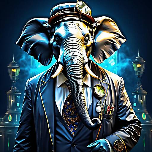 Elephant Doctor Digital Painting