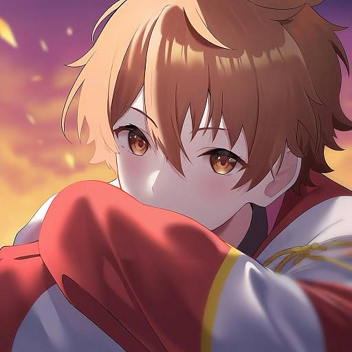 Illustration of Morisawa chiaki, ensemble stars! in the style of Yuujin (yuzinn333)