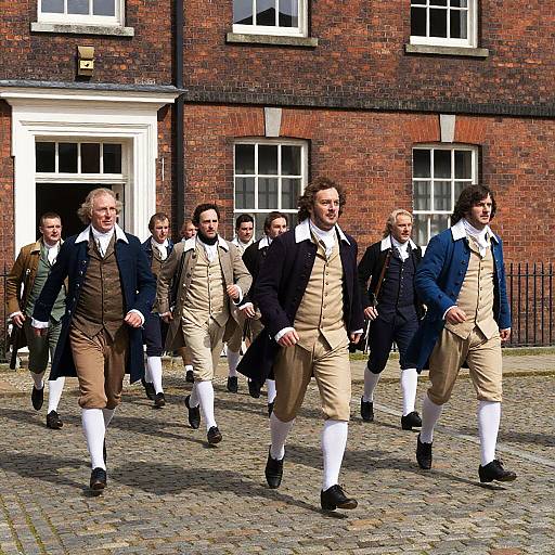 Eager 18th Century Men in Action