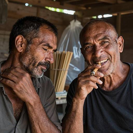 Intense Moments in a Wooden Shack