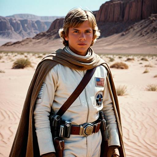 Luke Skywalker in Desert Pilot Outfit