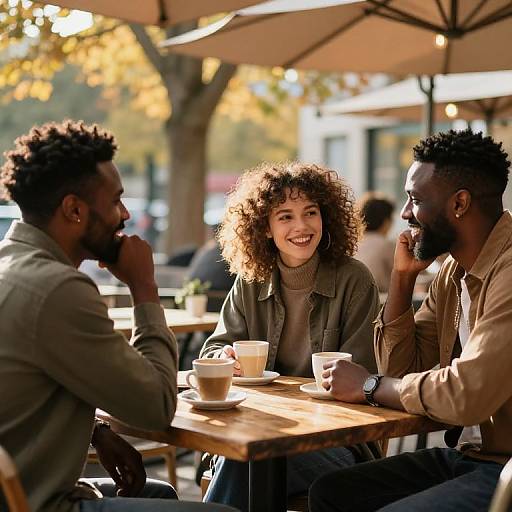 Cozy Autumn Café Moment